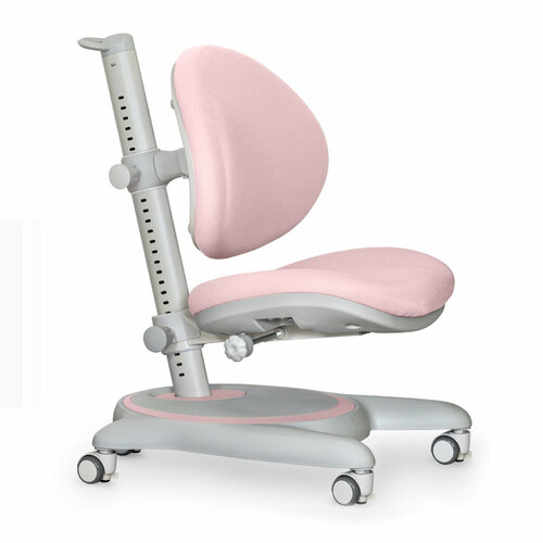 фото Кресло детское компьютерное ортопедическое ortoback pink (арт. y-508 kp) для обычных и растущих парт + чехол на сиденье mealux