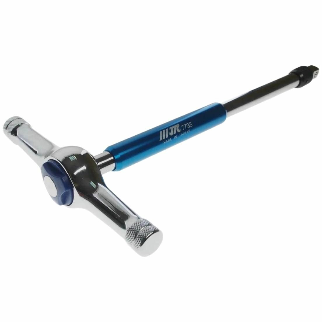 Торцевой трещоточный Т-образный вороток 3/8" JTC длина 270x134 мм 7733