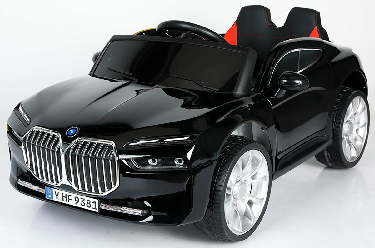 Детский электромобиль ToyLand BMW i7 4х4 YHF9381 черный краска