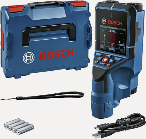 Изображение товара Настенный сканер Bosch D-Tect 200 C (кейс; адаптер под 4xAA)