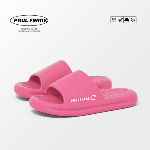 фото Шлепанцы paul frank шлёпанцы paul frank, размер 40-41, ярко-розовый