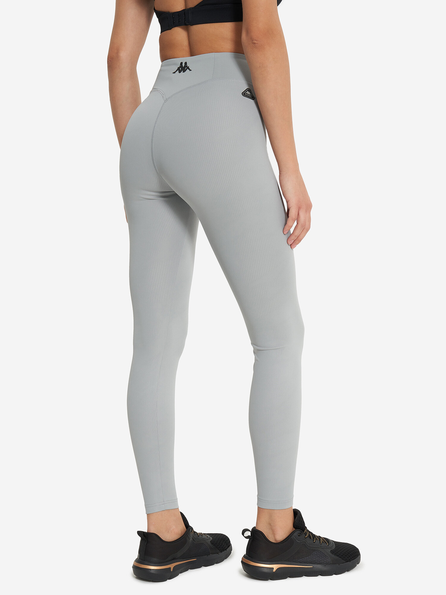Легинсы спортивные Kappa Fitness Women's Leggings, размер 44, графитовый — фото 1