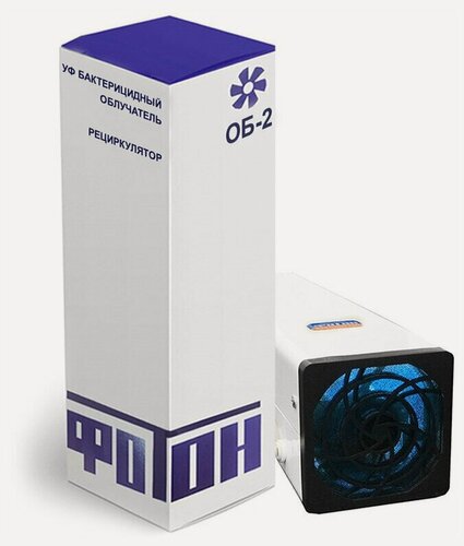 Изображение товара Фотон ОБ-02 Облучатель-рециркулятор ультрафиолетовый бактерицидный (закрытого типа 85м³/час)
