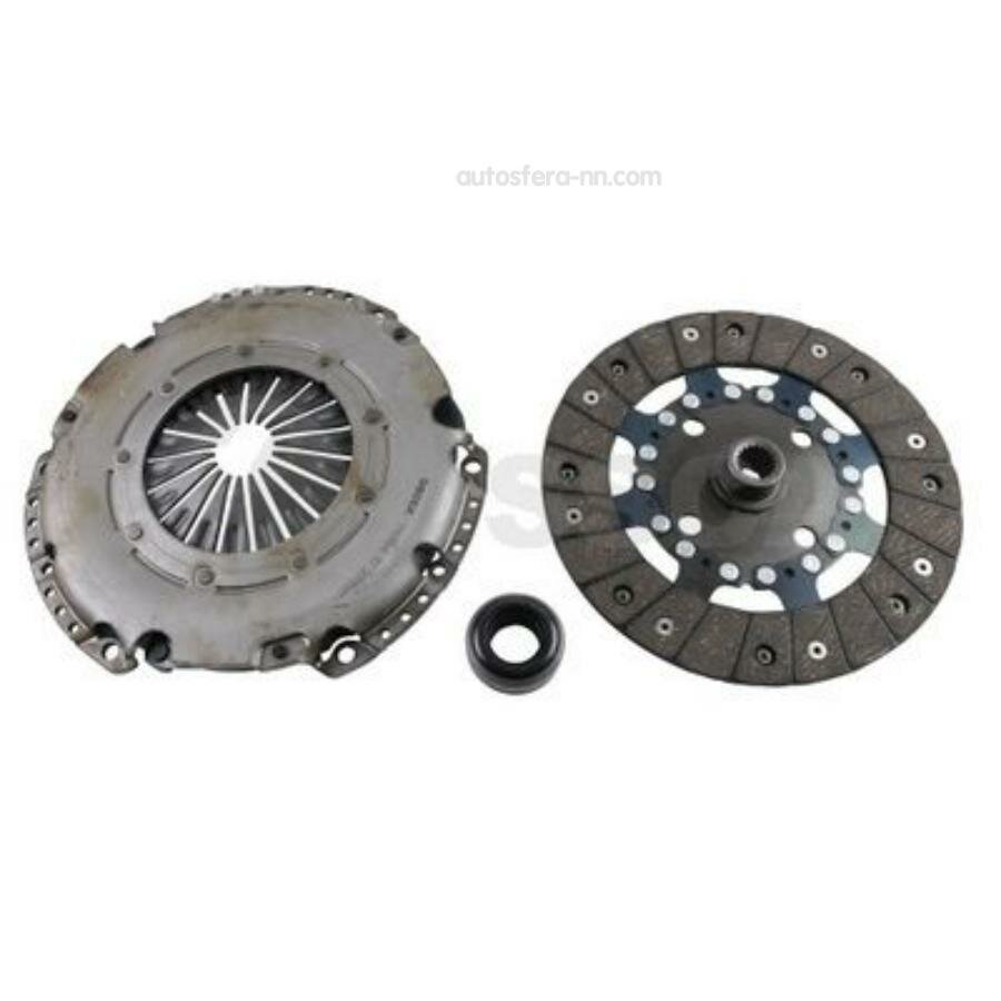 OSSCA 74384 Комплект сцепления с выжимным подшипником-225mm CITROEN Berlingo, C2, C3, C4, C5, DS3, Xsara Picasso, PEU OSSCA 74384
