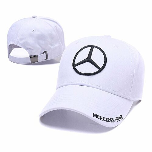 фото Бейсболка mercedes-benz бейсболка мерседес кепка mersedes для мужчин и женщин, размер 55-60, white/black 100