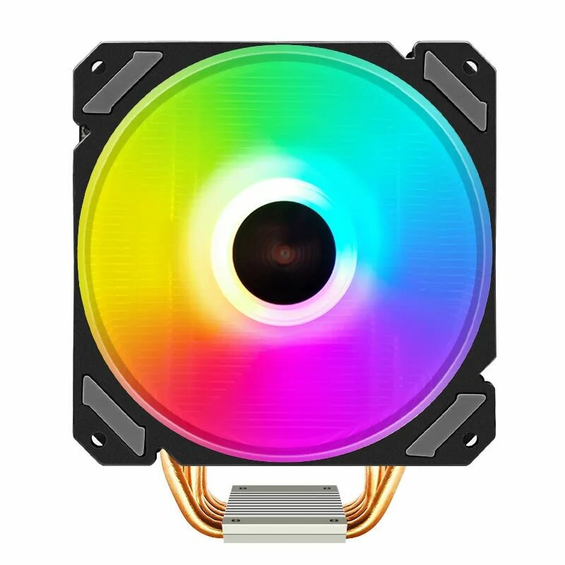 Кулер для процессора бесшумный RGB 6 тепловых трубок Ventilador PWM 4PIN для радиатора Intel 1150 1151 1155 1156 1200 1366 2011 X79 X799 AM3 AM4 — фото 1