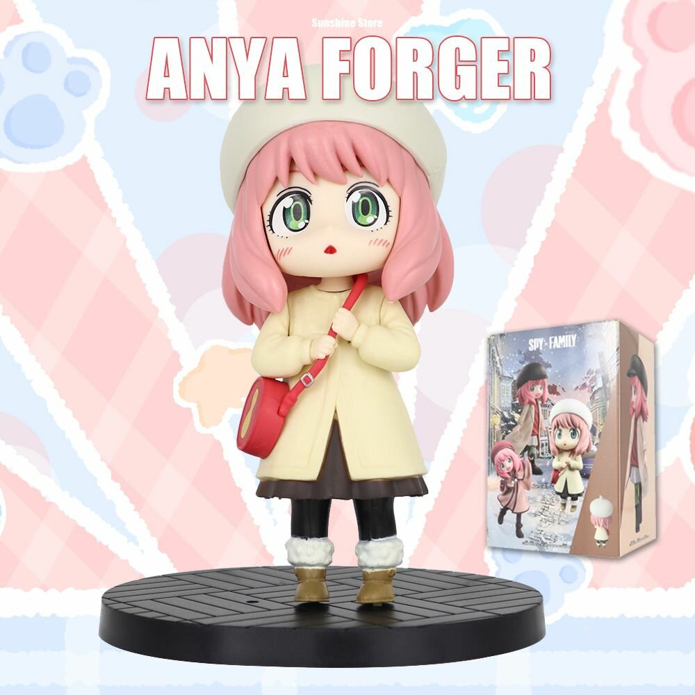 Аниме-фигурка Spy x Family Anya Forger Аня Фальсификатор (Белый берет) 14cm