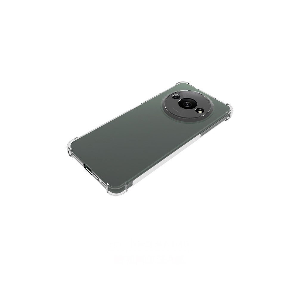 Противоударный прозрачный чехол с защитой камеры для Xiaomi Redmi A3/ Xiaomi Poco C61 (Редми А3/Сяоми Поко С61) — фото 1