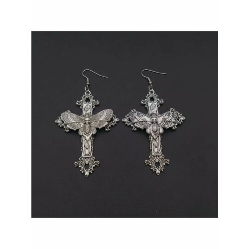 фото Серьги пусеты, серебристый be self true jewel