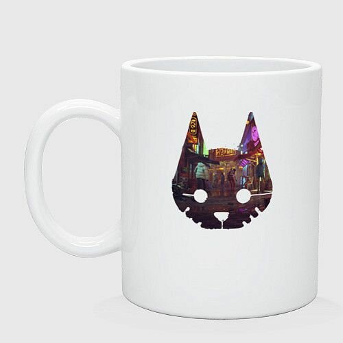 Stray: City Cat Керамическая кружка