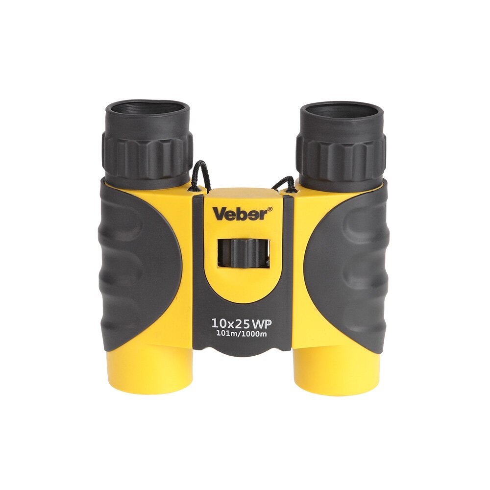 Бинокль Veber Wp 10X25 Черный/желтый — фото 1