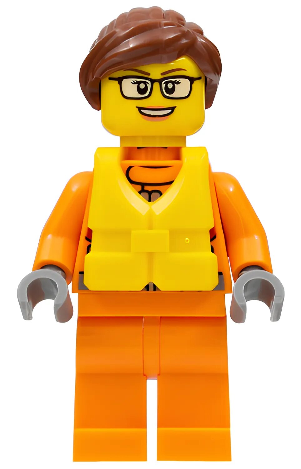 Минифигурка Lego Coast Guard City - Female Raft Pilot cty0812