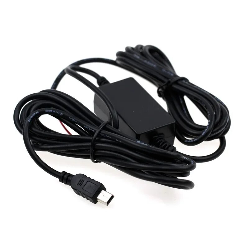 Кабель питания для видеорегистратора Dianbao 3,5 м, mini USB straight