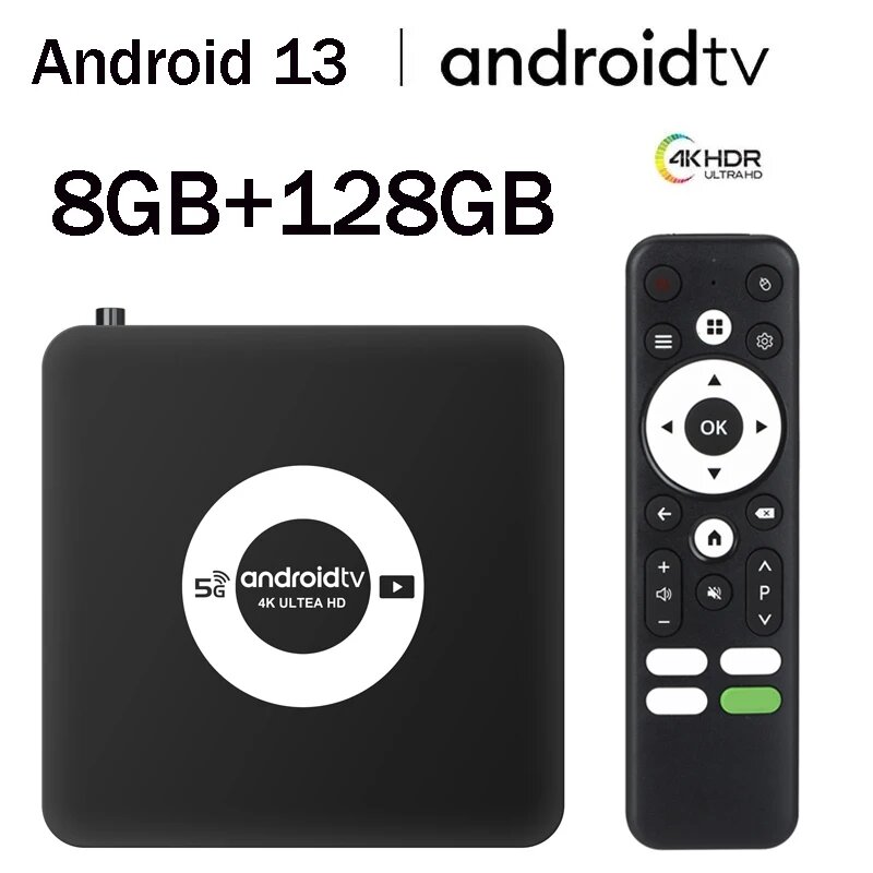 Q96 Android TV Box 8ГБ 128ГБ, q96ohp4k8g128gi8eu, Европейская — фото 1