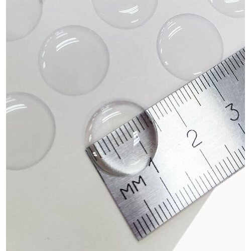 Эпоксидные наклейки прозрачные круглые Набор заготовок для 3D стикеров 70шт 440₽