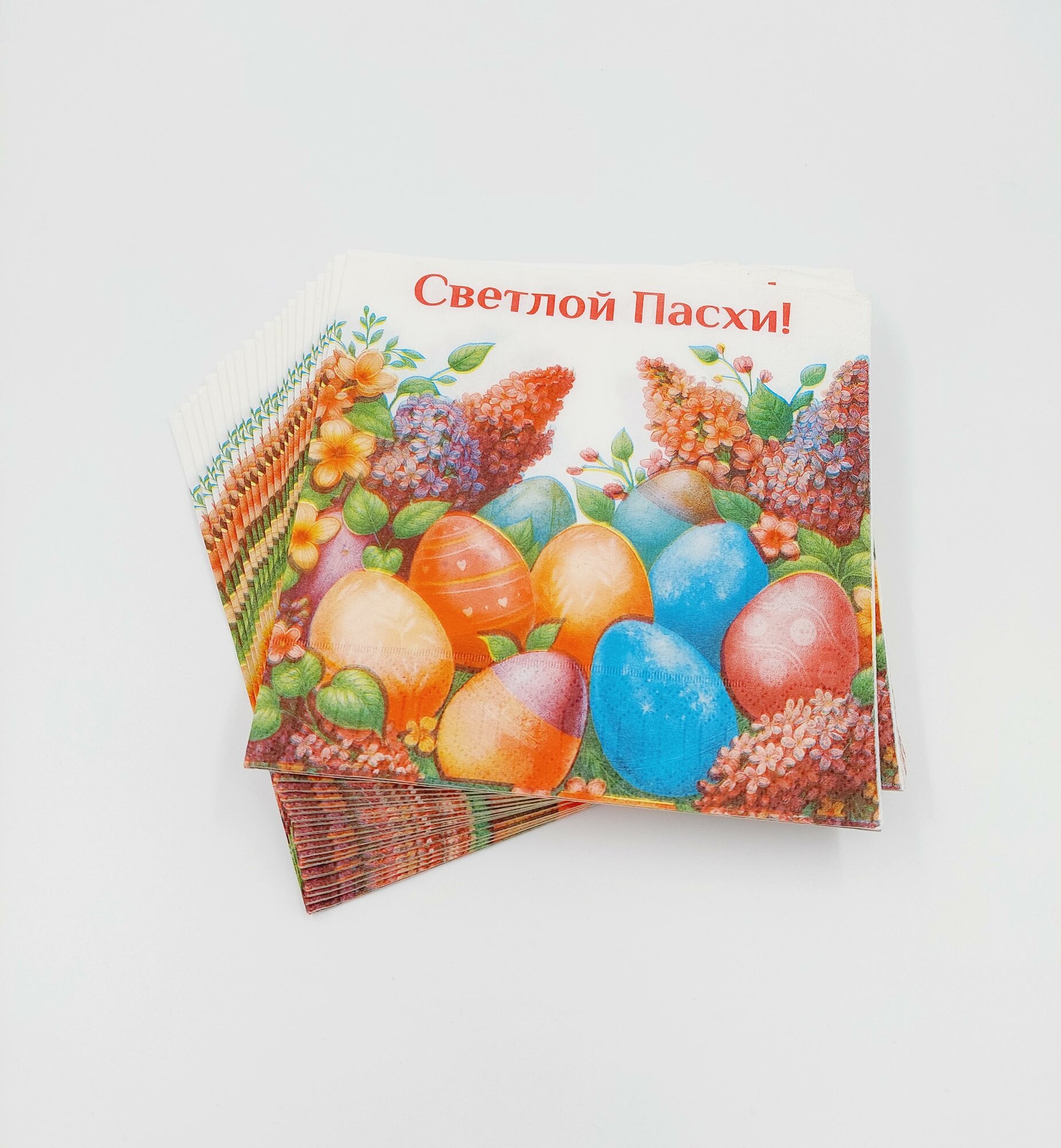 Пасхальные салфетки бумажные New line DESIGN "Светлой пасхи" 3 слоя, 20 листов, 33*33 см