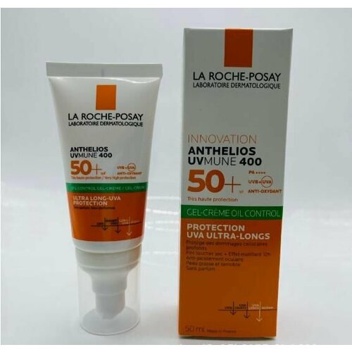 La Roche-Posay Anthelios Солнцезащитный крем для лица и кожи вокруг глаз увлажняющий с термальной водой защита от солнца SPF 50 50 мл 1135₽
