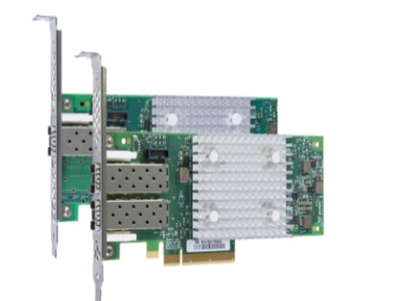 Сетевая карта QLogic 16Gb Enhanced Gen5 FC Dual-port HBA, transivers no included, ATZC, 01CV760
