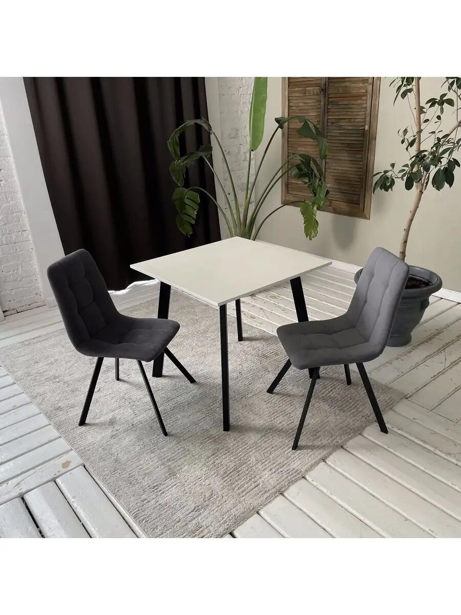 Стол кухонный 80*80 см. Столешница 22 мм — фото 1