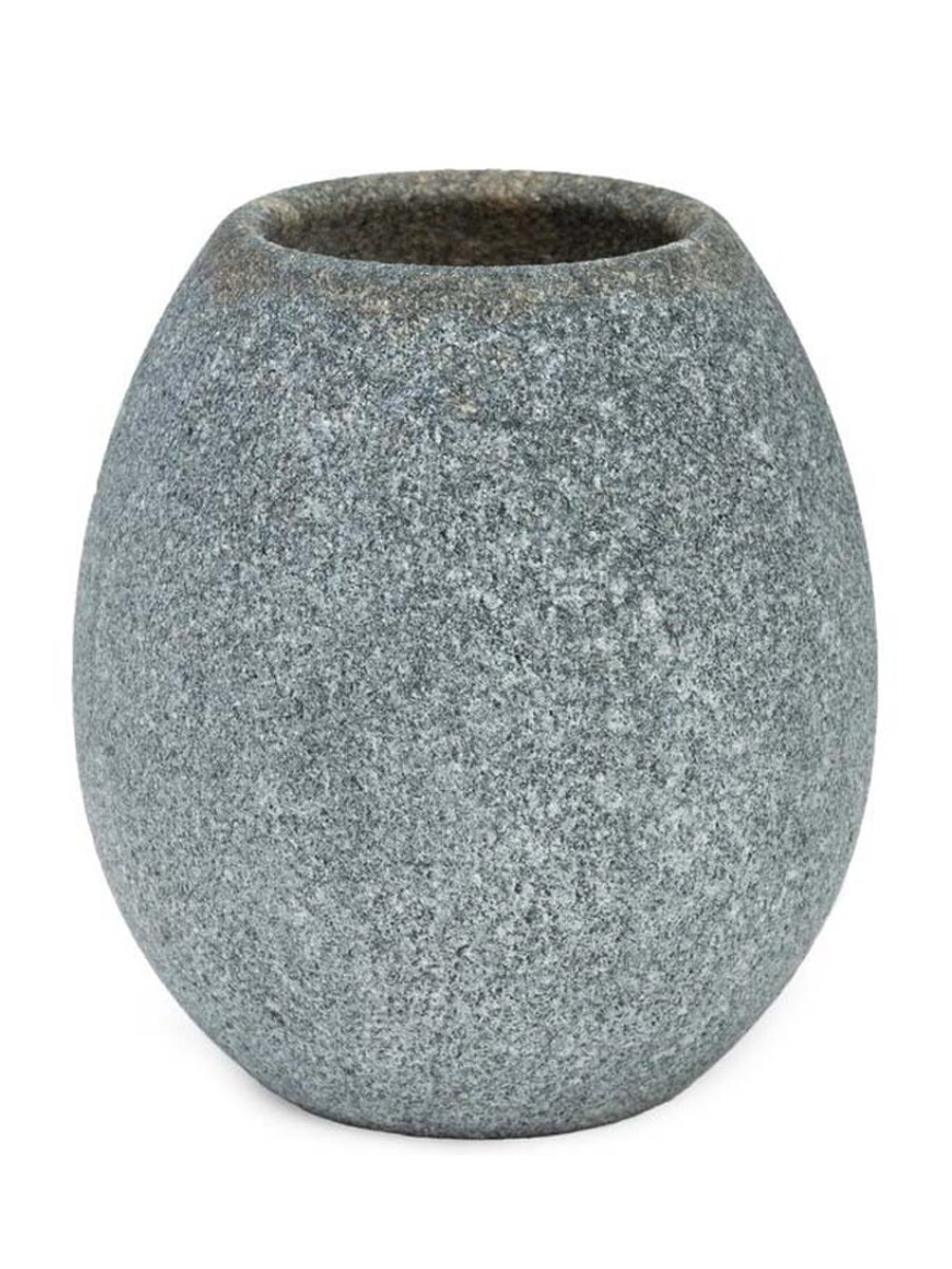 Чаша для арома масел для бани и сауны из камня талькохлорита SAWO Luxury Aroma Cup R 160  50х50х50 мм  серый камень