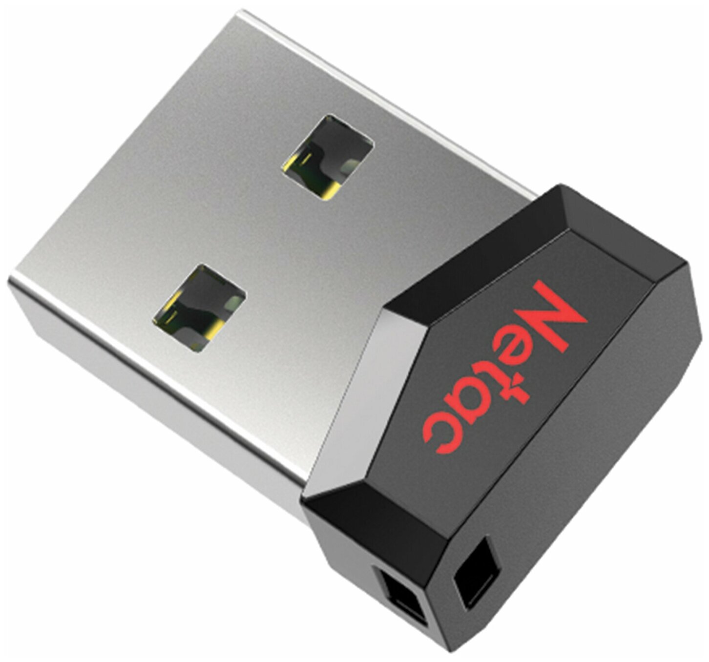 Флеш-диск 64GB NETAC UM81, USB 2.0, черный, NT03UM81N-064G-20BK — фото 1