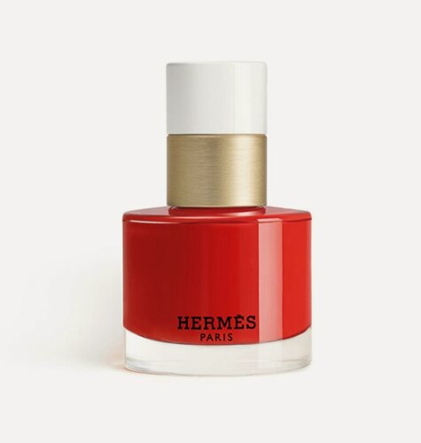 Изображение товара Лак для ногтей HERMÈS Les Mains 15 мл | Роскошный цвет, стойкий глянцевый финиш | Тон 75 Rouge Amazone