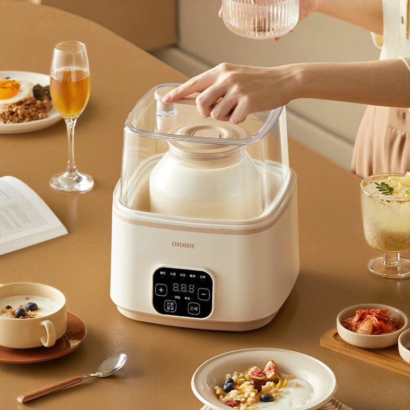 Картинки Йогуртница, белый, сенсорное управление, 2 баночки, 1,0л + 2,0л