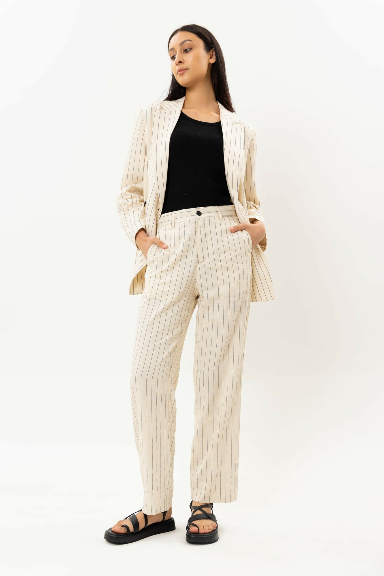 Брюки классические TERRA PRO, размер M, beige — фото 1