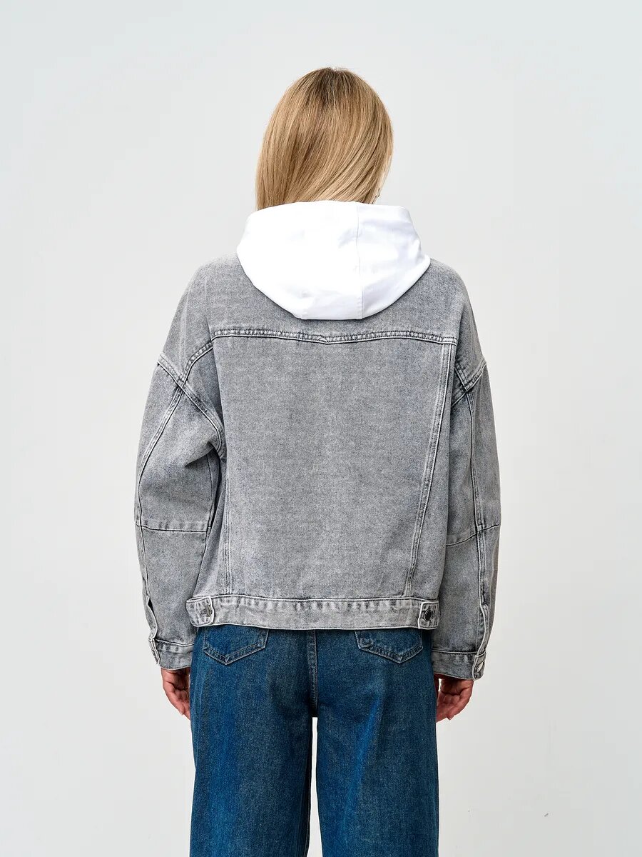 Куртка джинсовая RM shopping Весна-лето 2025, размер XL, серый — фото 1