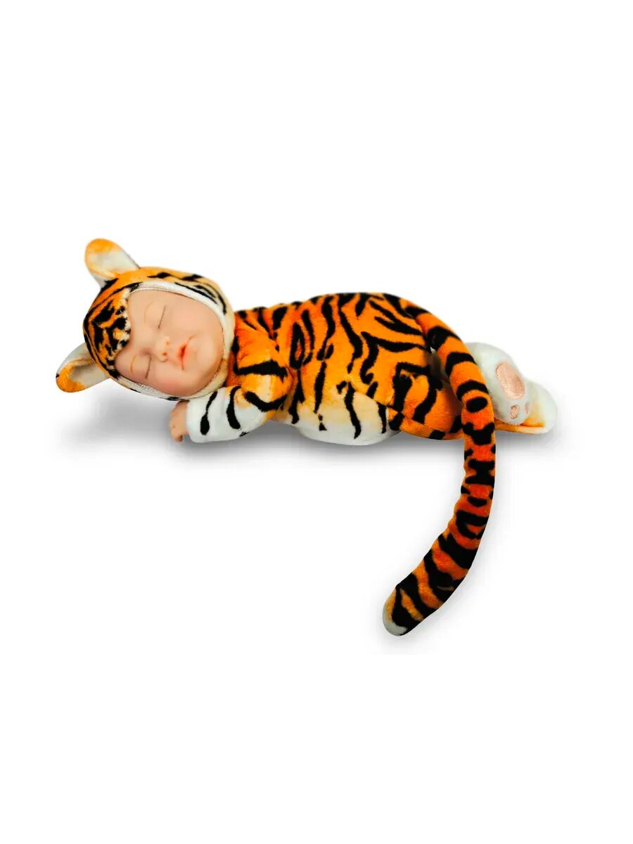 Кукла Anne Geddes Тигренок, мягкая, реалистичная, пупс, 23 см