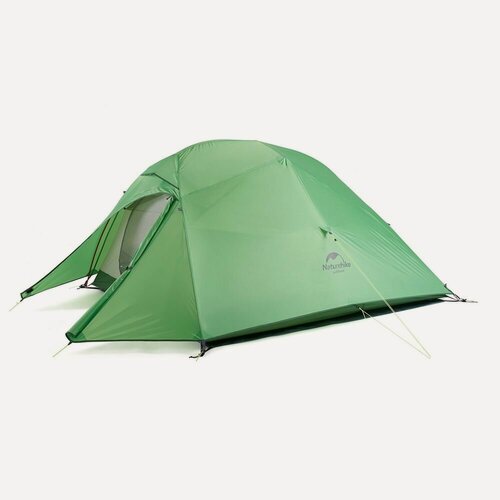 Изображение товара Палатка 3-местная Naturehike сверхлегкая + коврик Сloud up NH18T030-T, 20D , зеленый, 6927595765685