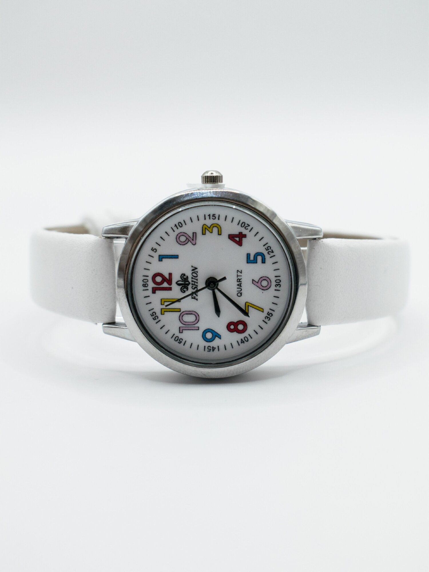 Наручные часы ШОПОГОЛИК, белый/серебристый — фото 1