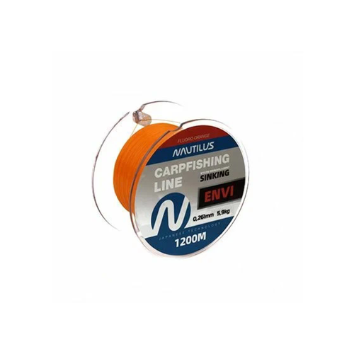 Леска карповая Nautilus ENVI 1200м Orange 0.331мм 9.5кг