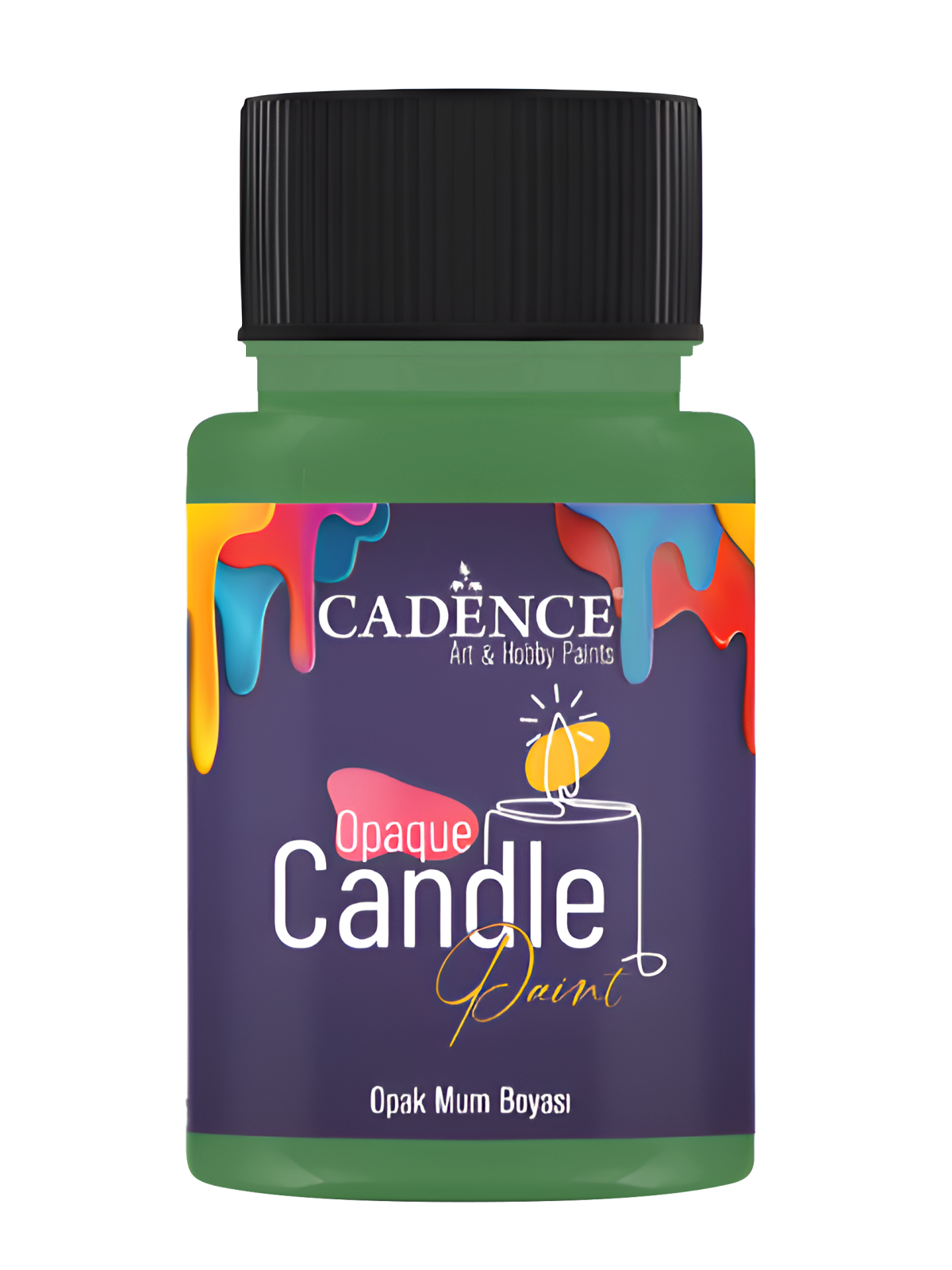 Краска для свечей Cadence Opaque Candle Paint, 50 ml. Green CDL-27