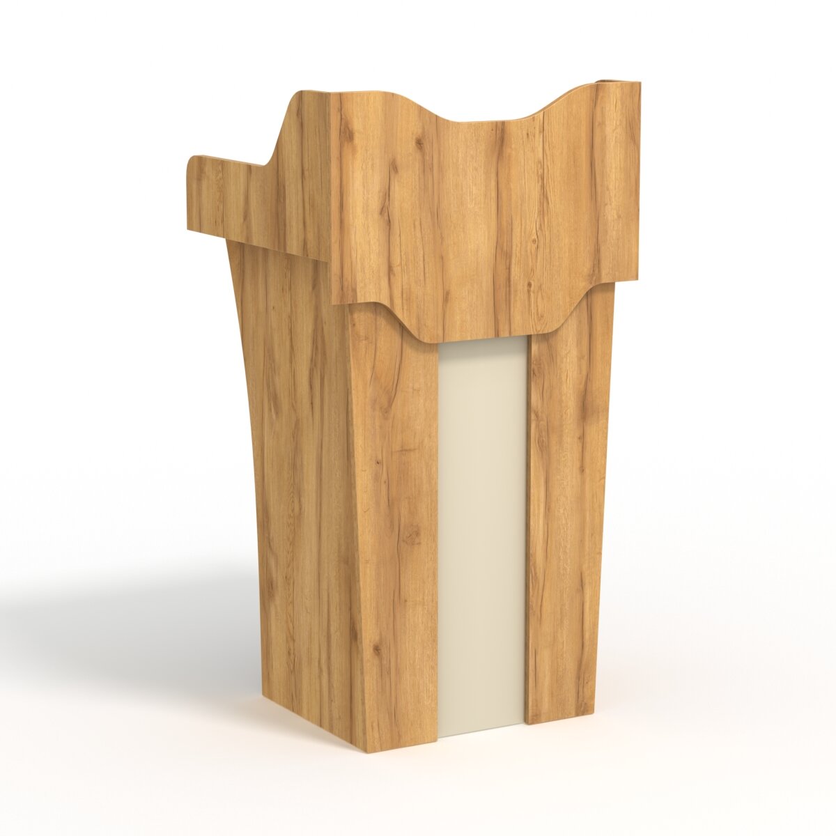 Трибуна "диктор" №82, Дуб Золотистый и Крем Вайс. Производитель товара - компания Westcom.