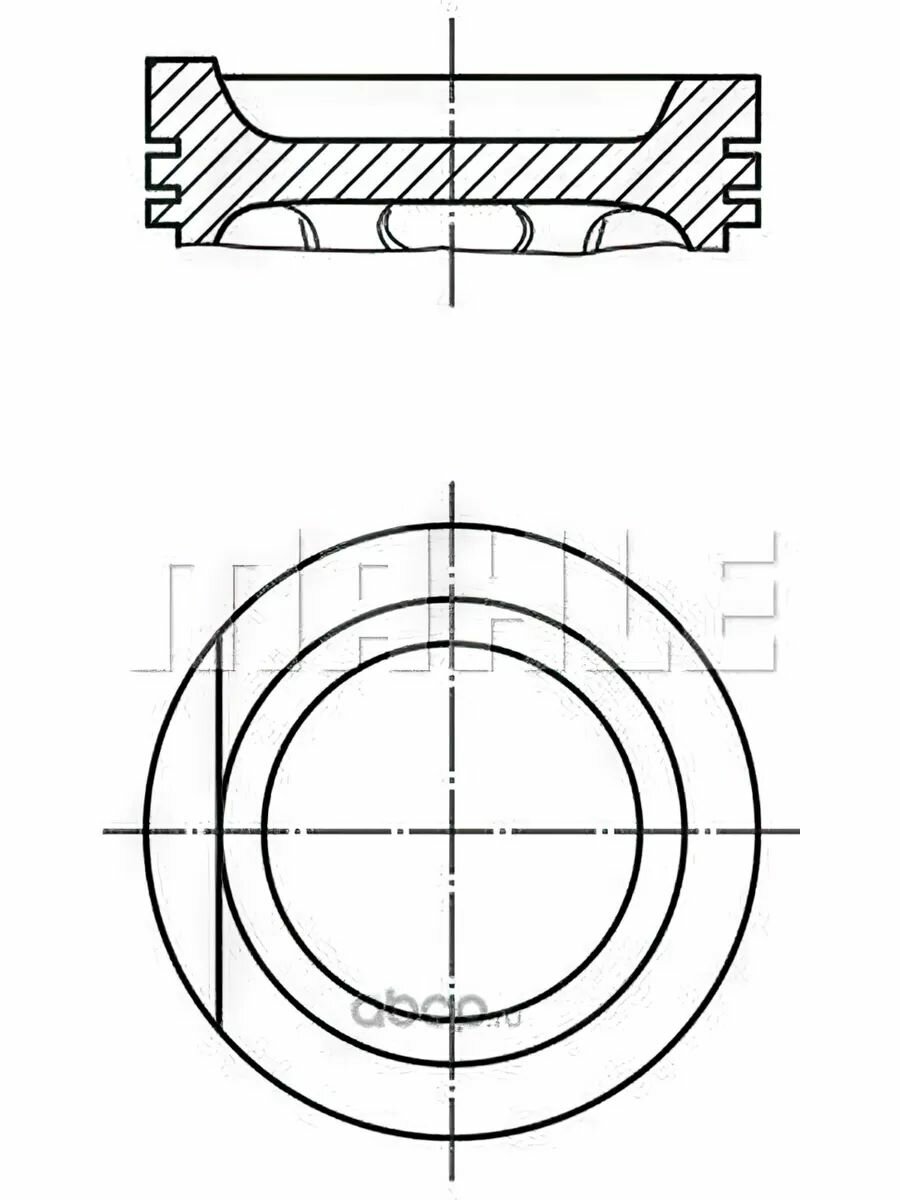 Поршень dm.81.00x1.5x1.75x3.0 +0.50 Цена за 1 шт