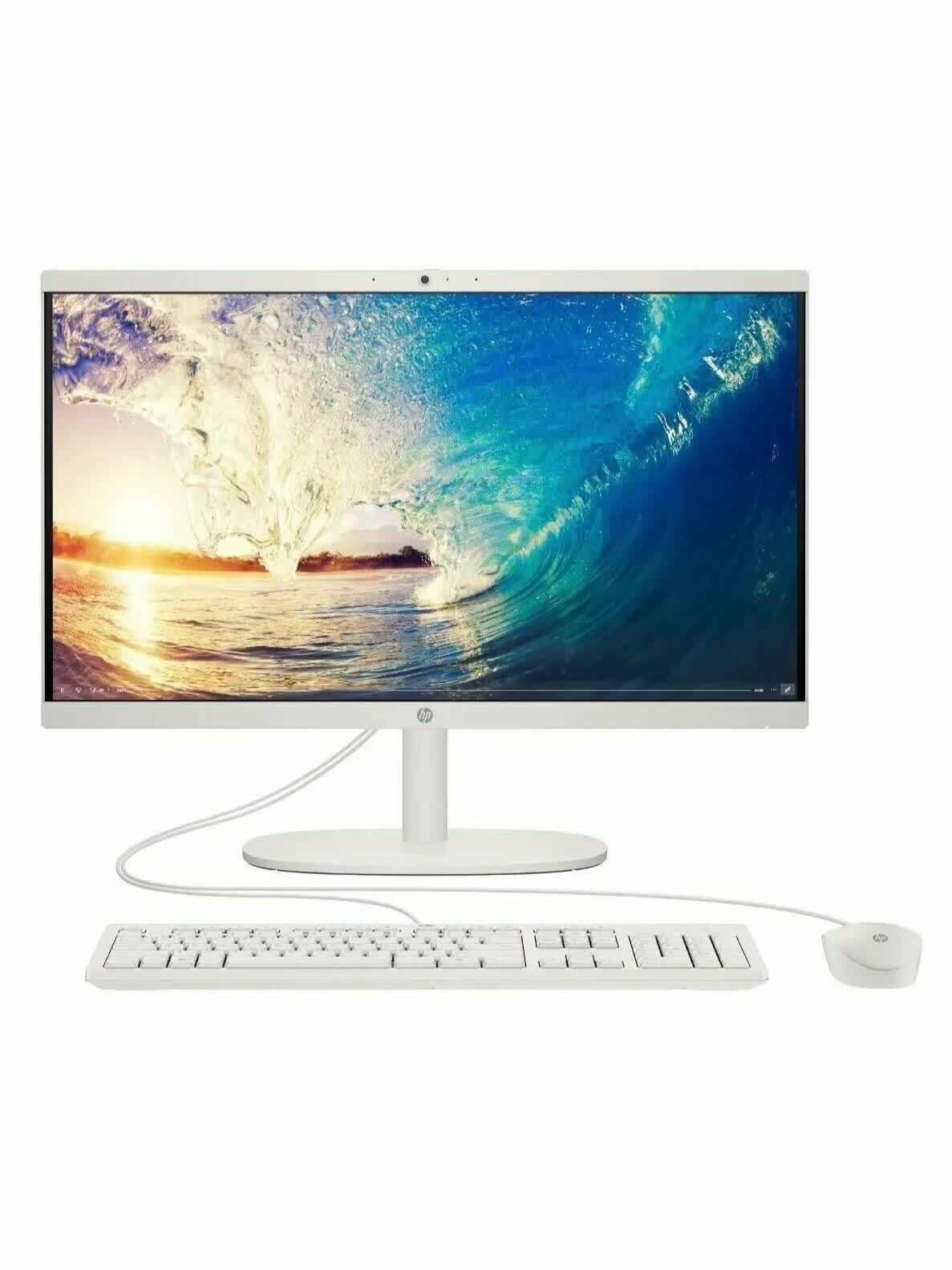 Моноблок HP 22-dg0008ci клавиатура мышь белый A2PB5EA#UUQ