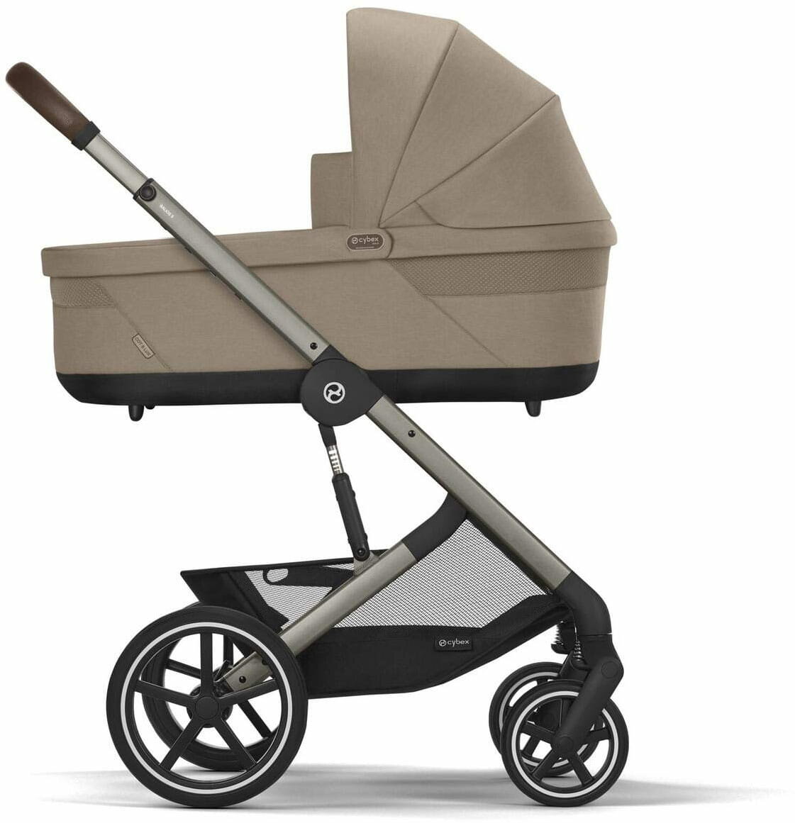 Коляска 2 в 1 Cybex Balios S LUX NEW 2025 Almond Beige с дождевиками — фото 1