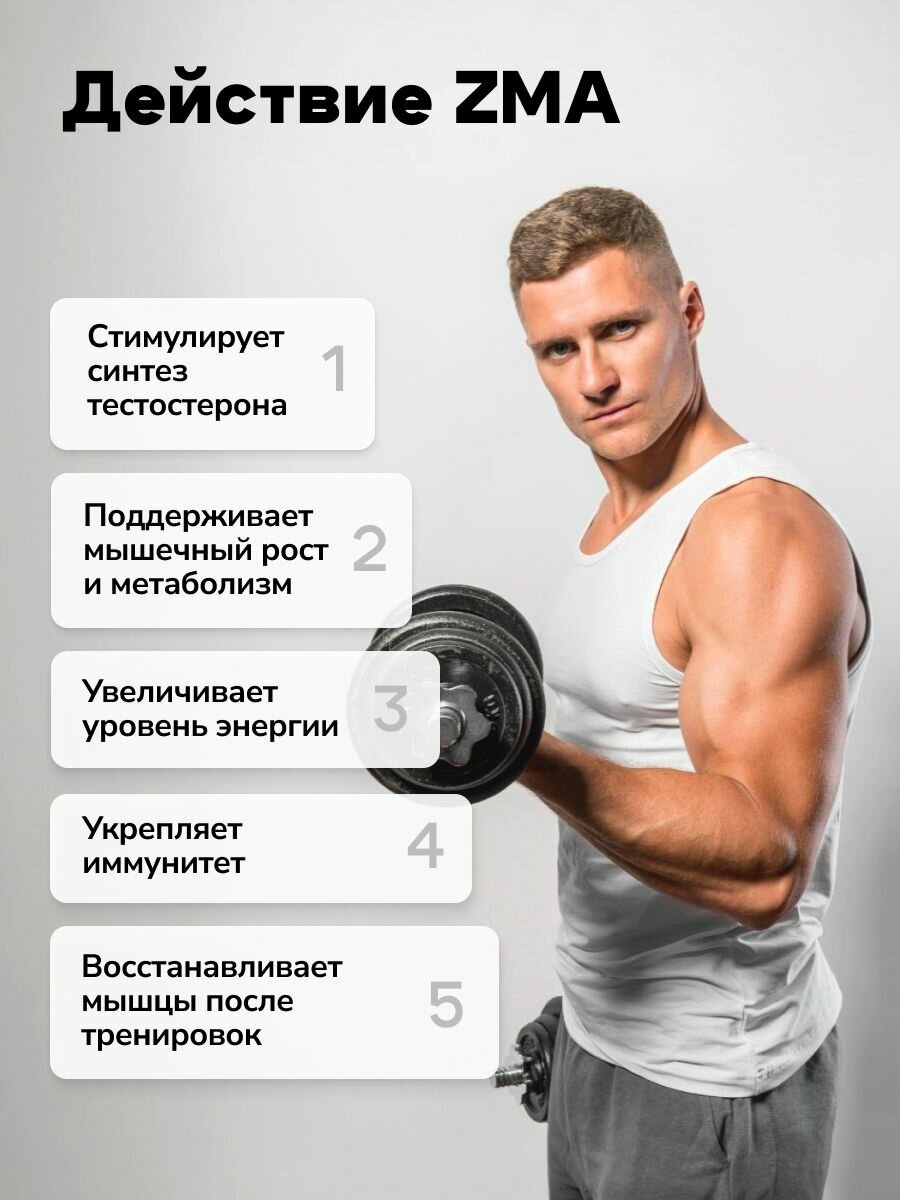 Картинки Activlab Витамины комплекс 90 капсул ZMA минеральных для мужчин и женщин
