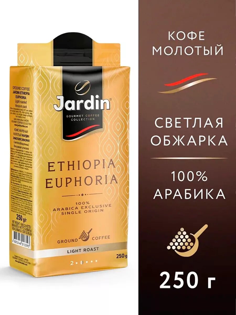 Молотый кофе Жардин Ethiopia Euphoria, 250 г