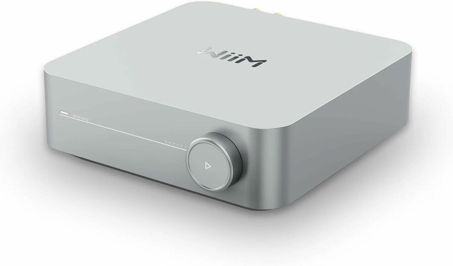 Интегральный усилитель WiiM Amp Silver 2-я ревизия: Мультирум потоковый усилитель с AirPlay 2, Chromecast, HDMI & Voice Control Stream Spotify, Tidal и др. Пульт ДУ
