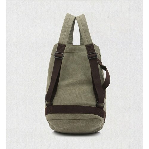 Тканевый рюкзак с водоотталкивающей пропиткой, зеленого цвета