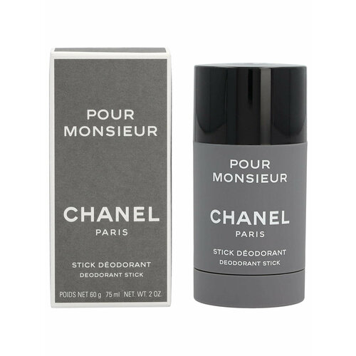 Мужской дезодорант-стик с ароматом цитрусовой свежести Chanel Pour Monsieur 75мл 8090₽
