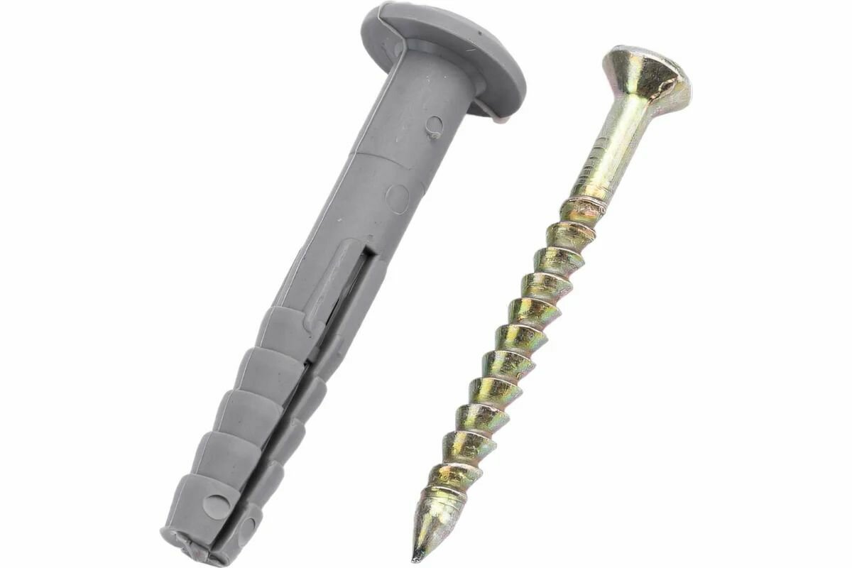 Дюбель-гвоздь Tech-Krep 6x40 мм грибовидная манжета полипропилен 500 шт. 154274