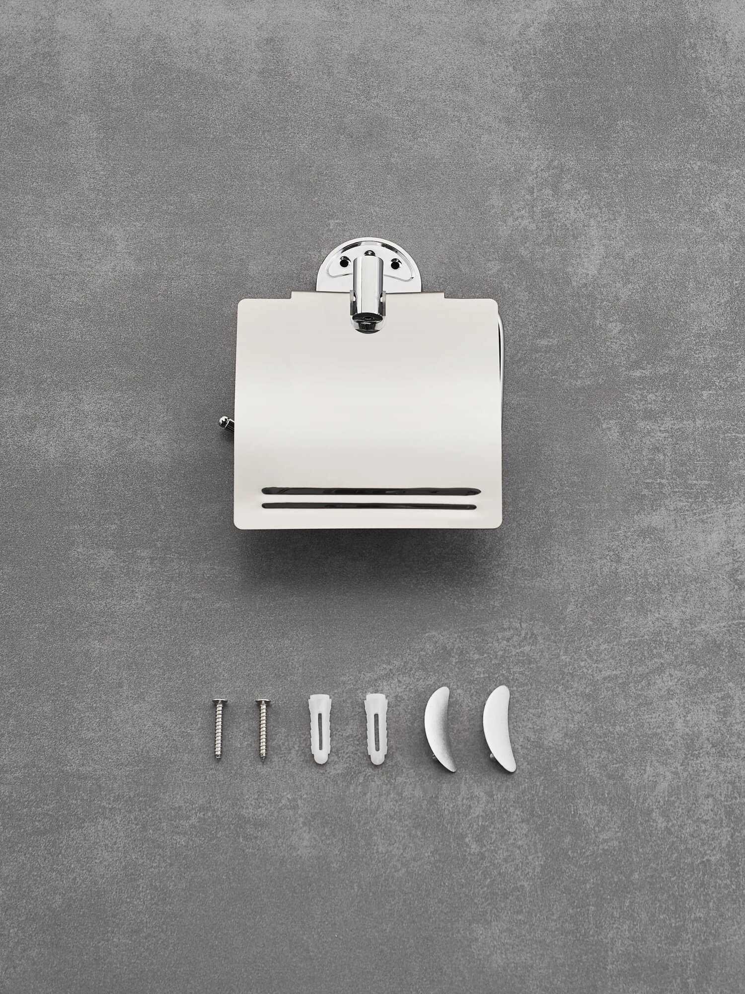 Держатель для туалетной бумаги A3020 Ростовская Мануфактура Сантехники, нержавеющая сталь, серебристый — фото 1