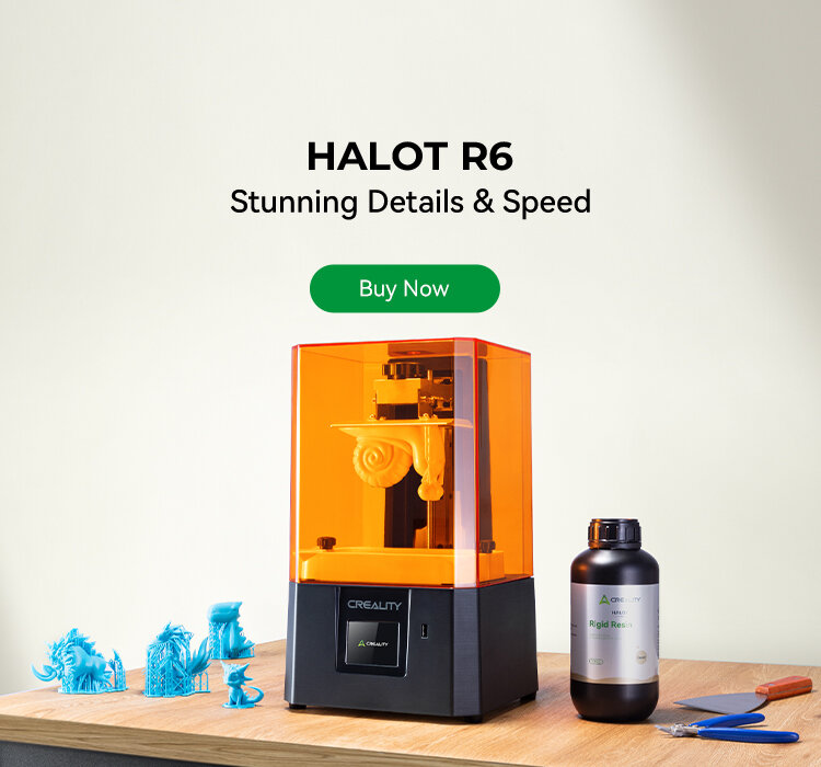 3D-принтер CREALITY HALOT R6 поддерживает русский интерфейс управления