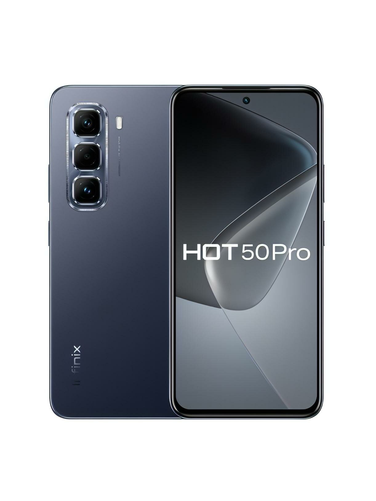 Смартфон Infinix Hot 50 Pro 8/256GB Sleek Black — фото 1