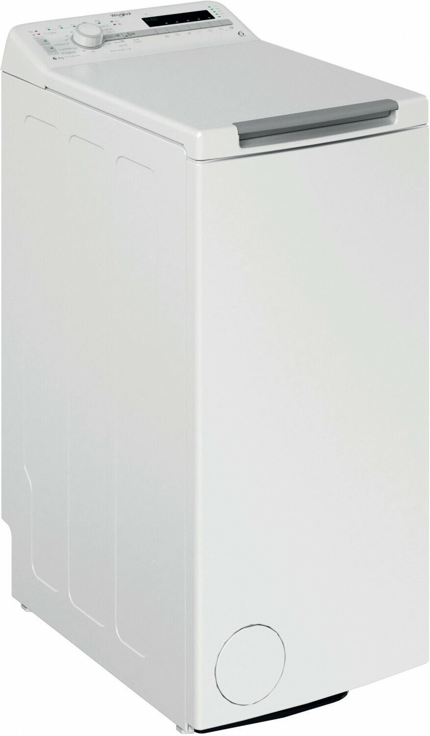 Стиральная машина Whirlpool TDLR6240SS вертикальная загрузка, 6кг, 1200 об/мин, защита от детей, белая