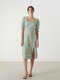 green printed