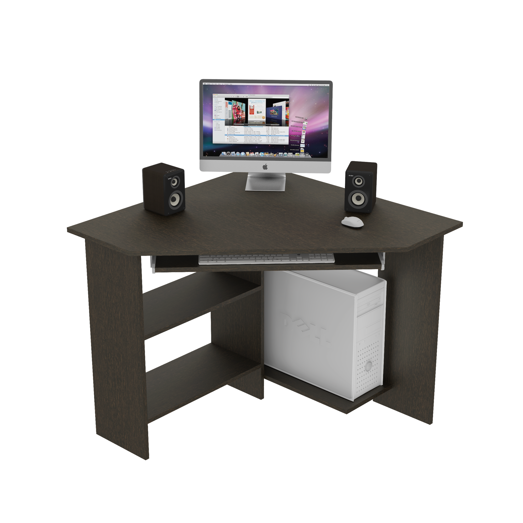 Компьютерный стол МагМебель Джаз-29 венге